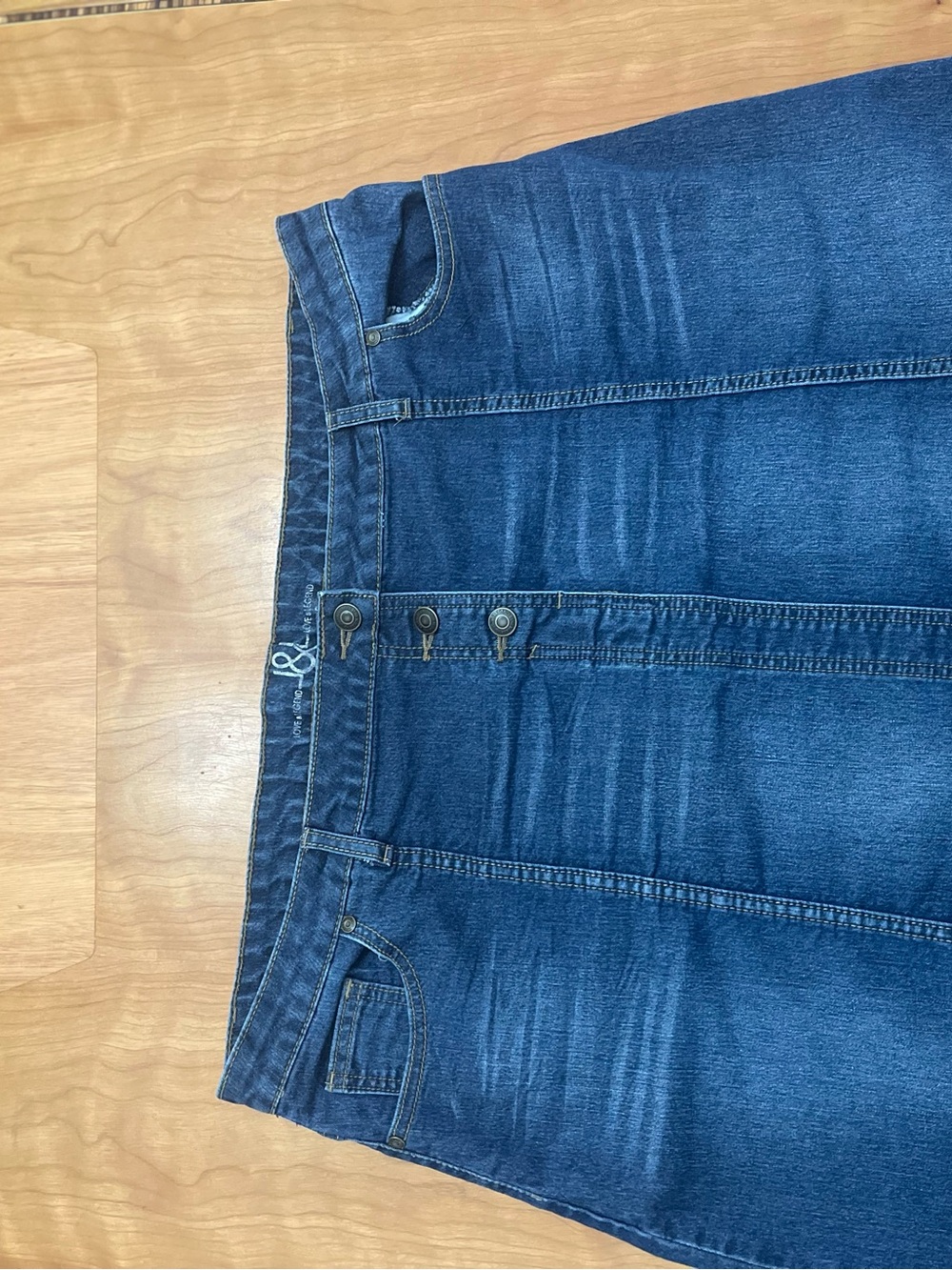Love & Legend Blue Denim Mini Skirt